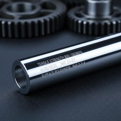 表面粗さ Ra0.2-0.4 耐久性のある機械システムのための硬さ 800-1000MPa とHRC 55-63 張力強さを持つクロムピストン棒